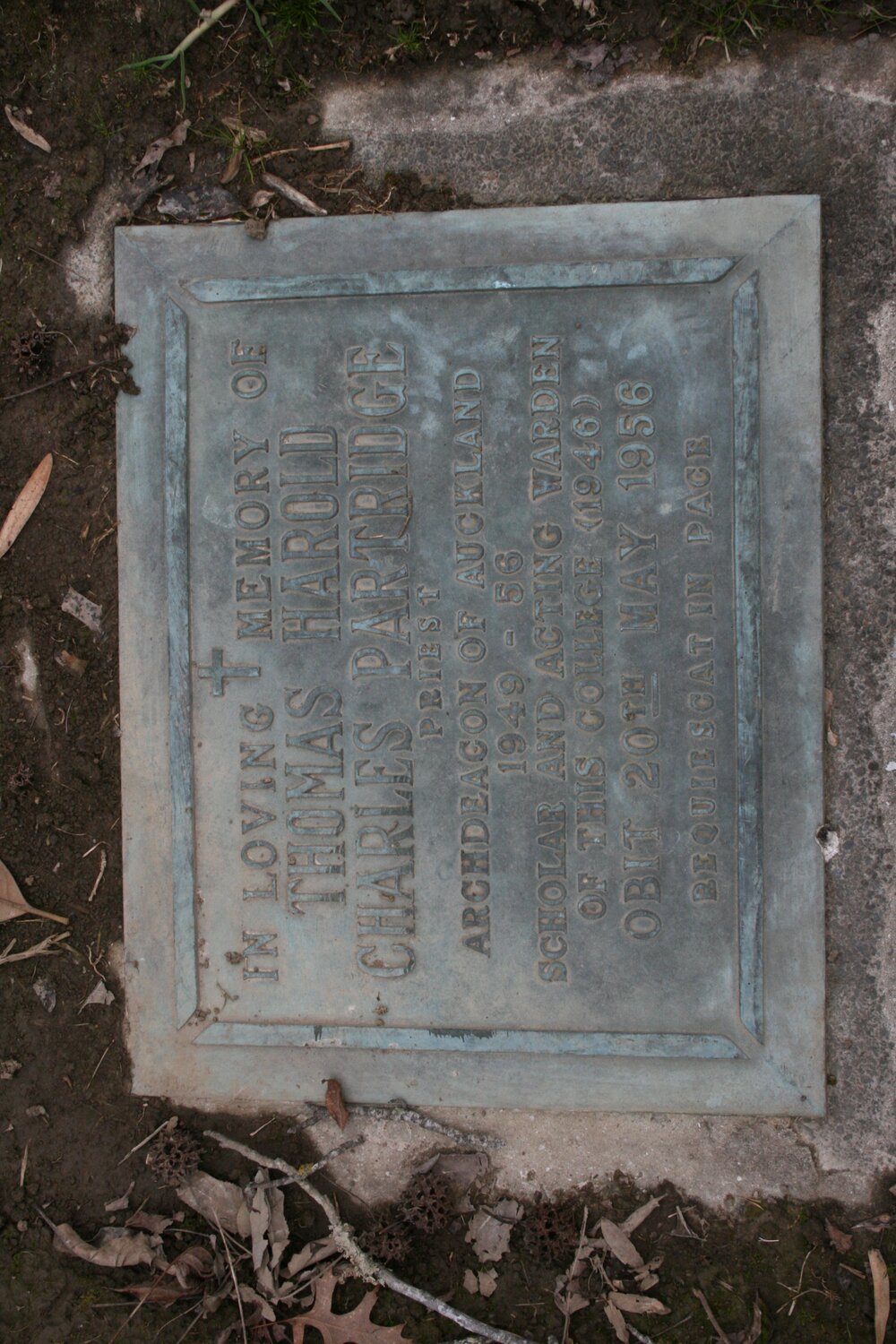 Thomas Harold Charles Patridge Grave