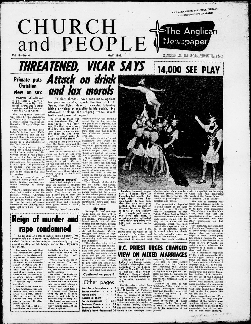 Church &amp; People: May 1963