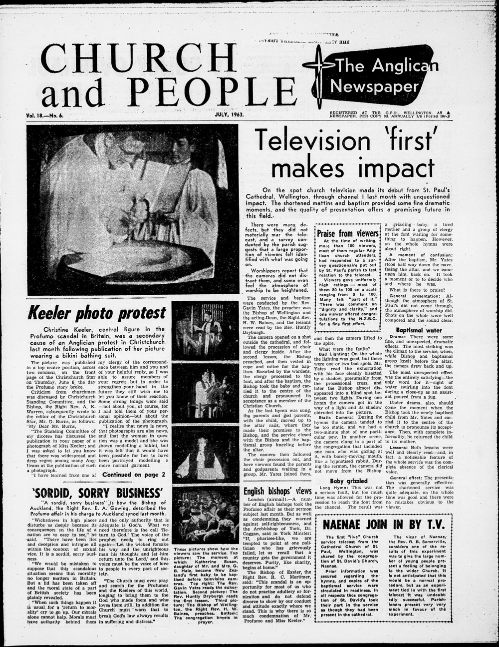 Church &amp; People: July 1963