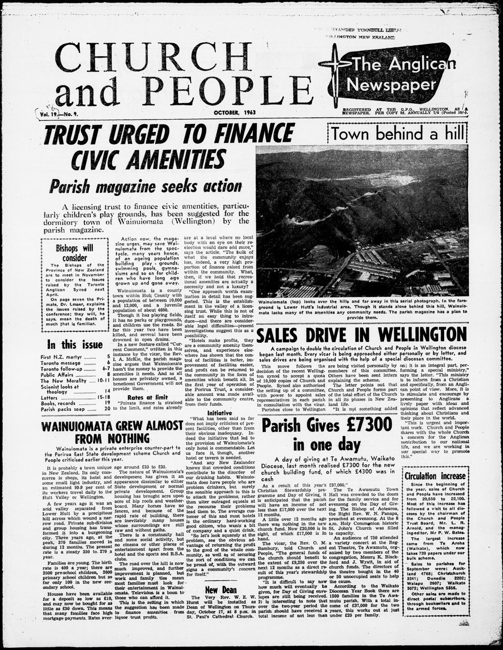 Church &amp; People: October 1963