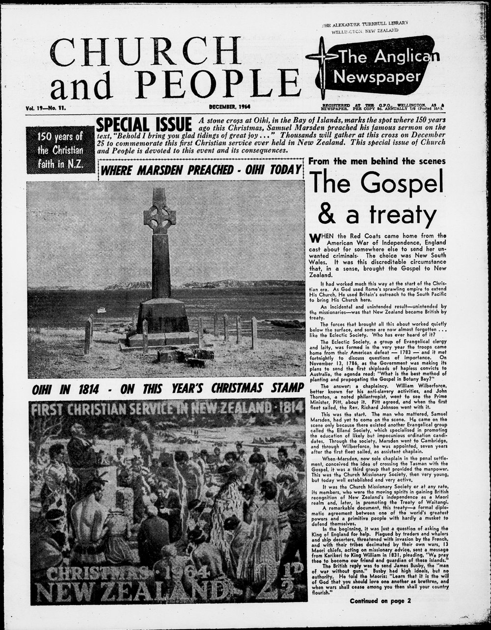 Church &amp; People: December 1964