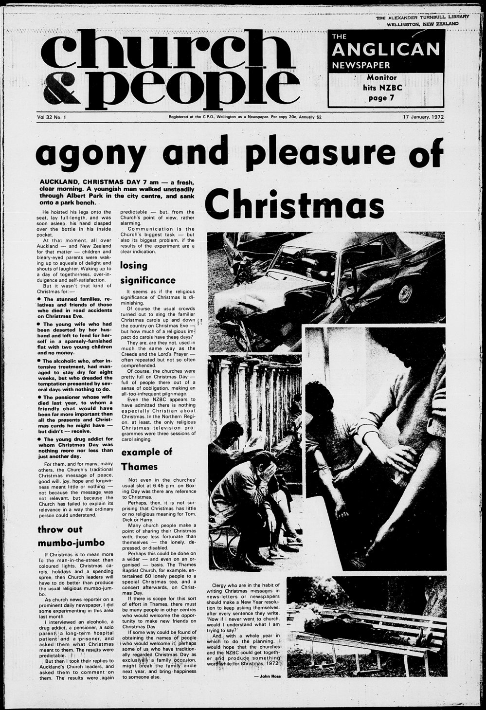 Church &amp; People: 17th January 1972