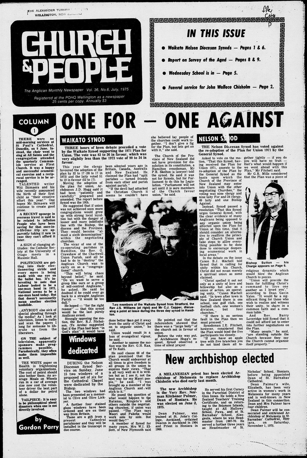 Church &amp; People: July 1975