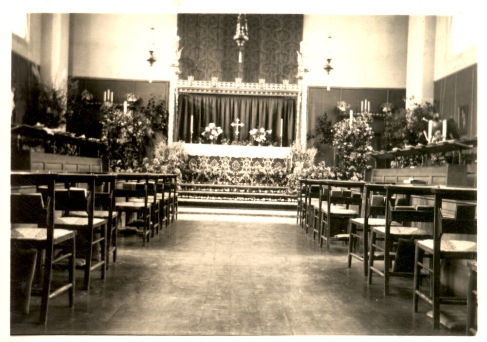 Interior of St Oswald&rsquo;s Chapel, Ellesmere