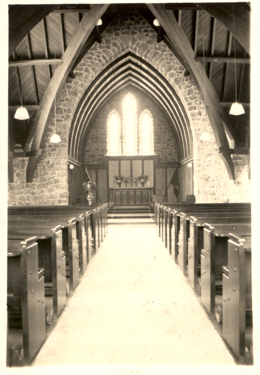 Unidentified church, interior view