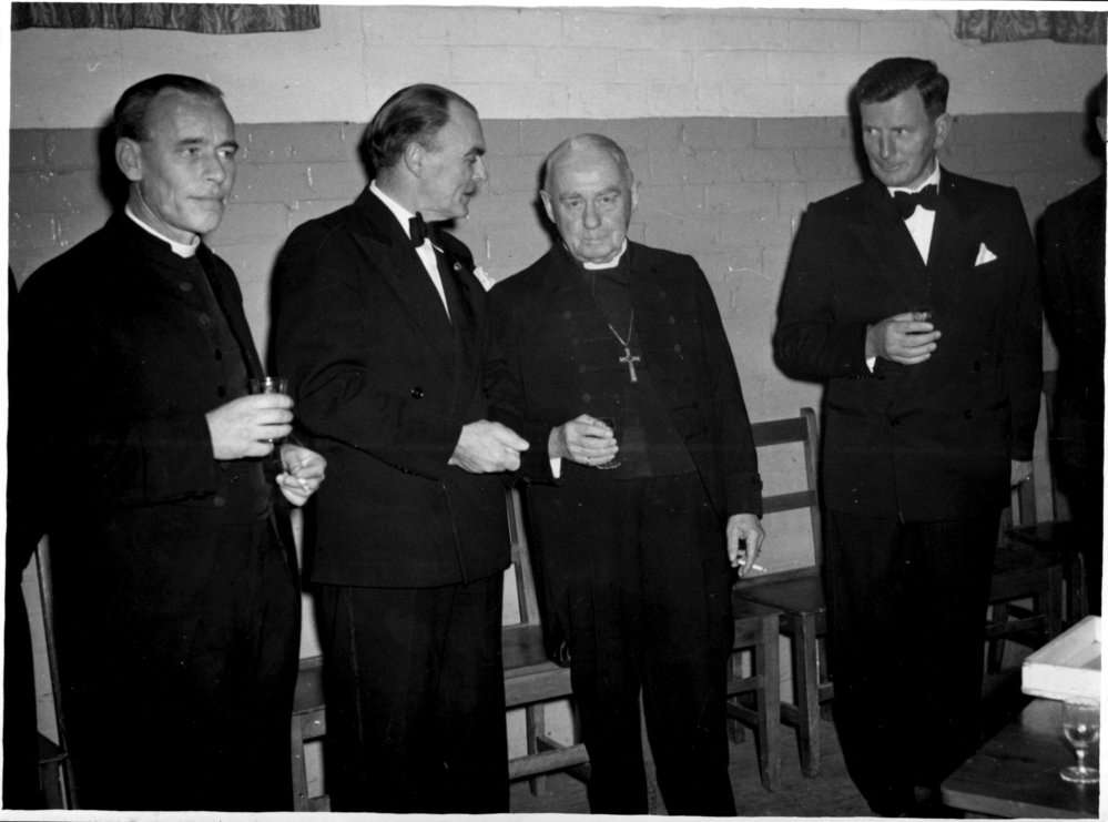 Bishop John Simkin Bishop of Auckland, at a formal black tie function