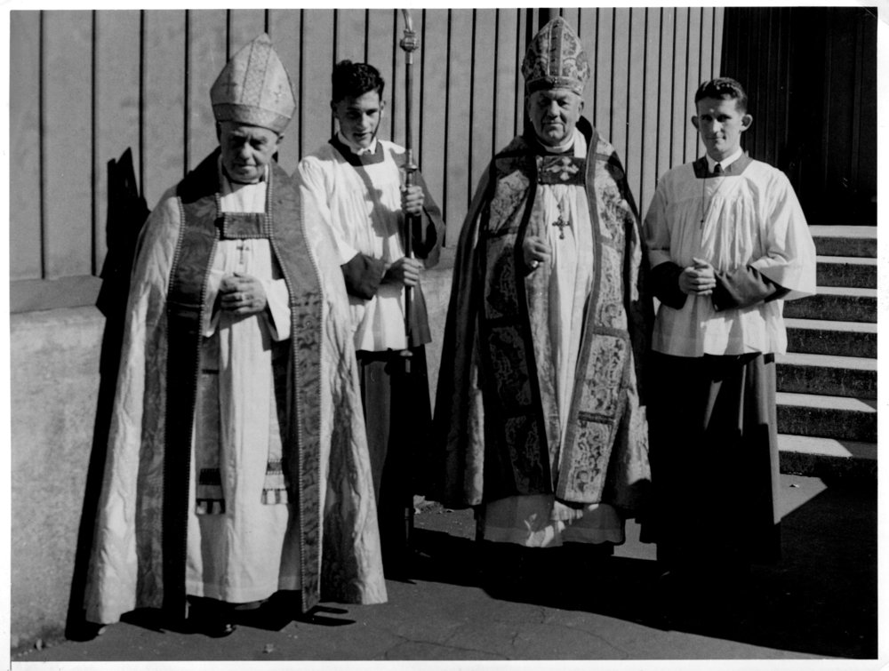 Visit of the Archbishop of Canterbury, Geoffrey Fisher to St Mary's Pro-cathedral, Parnell, Auckland