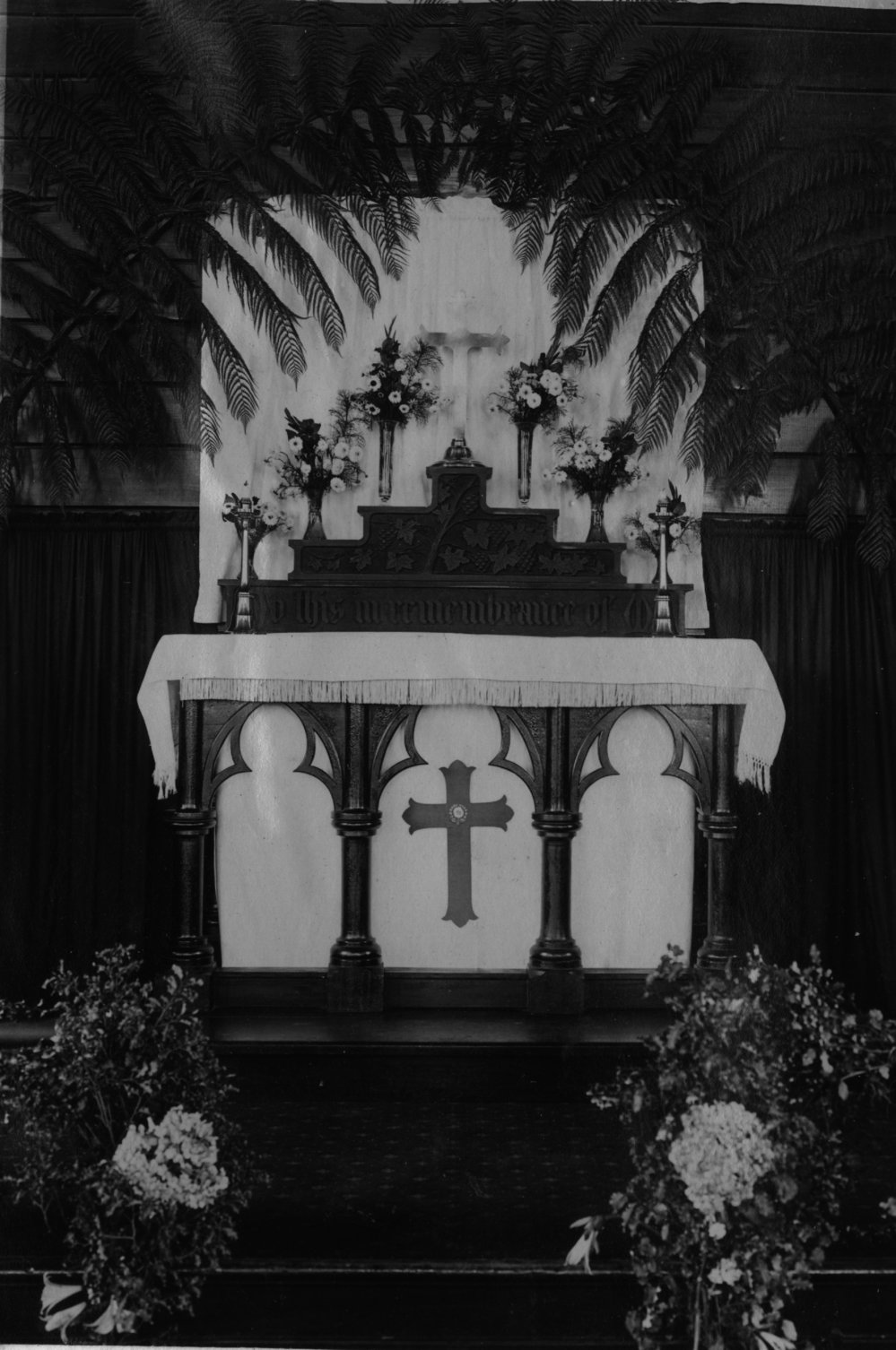 Church altar, unidentified,