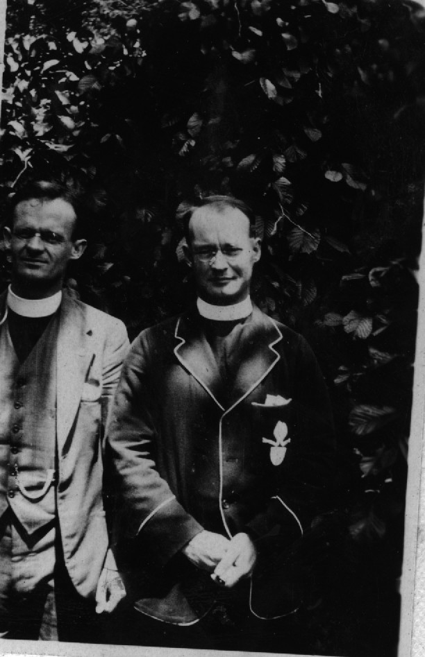Portrait of unknown  man wearing clerical collar