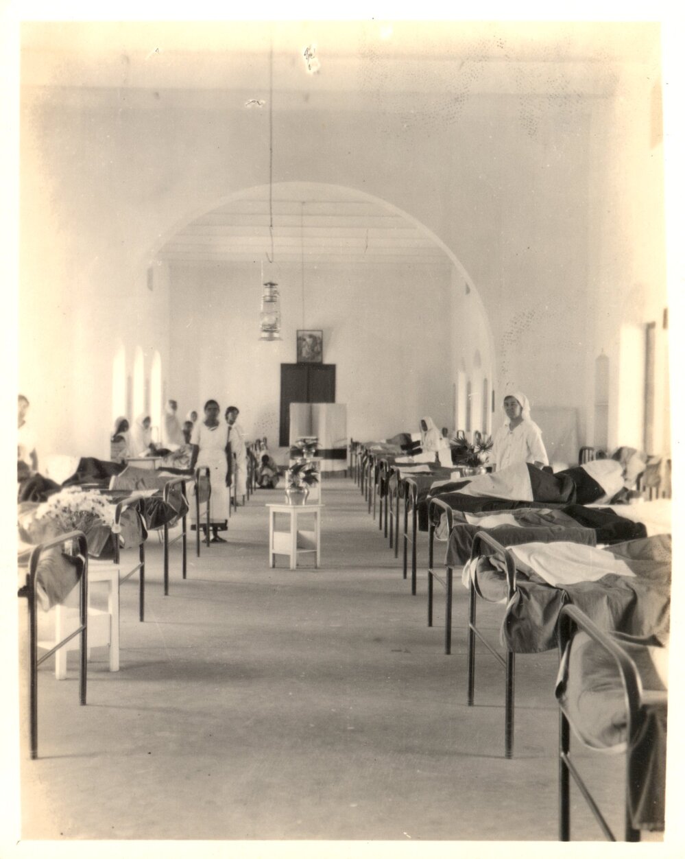 Hospital beds, Ranaghat, India