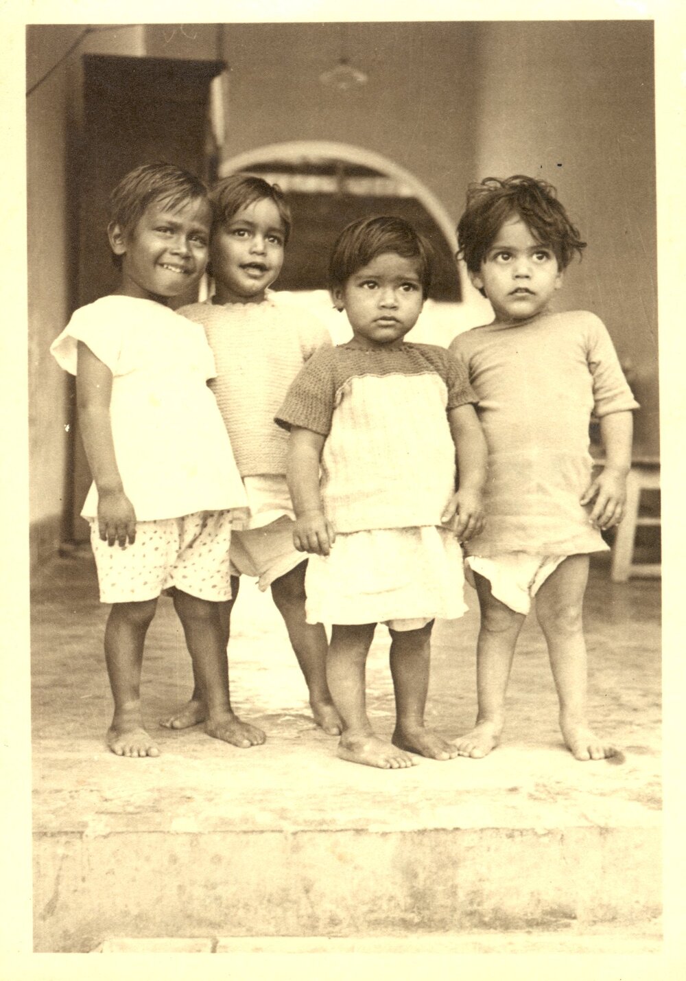 Four Indian children