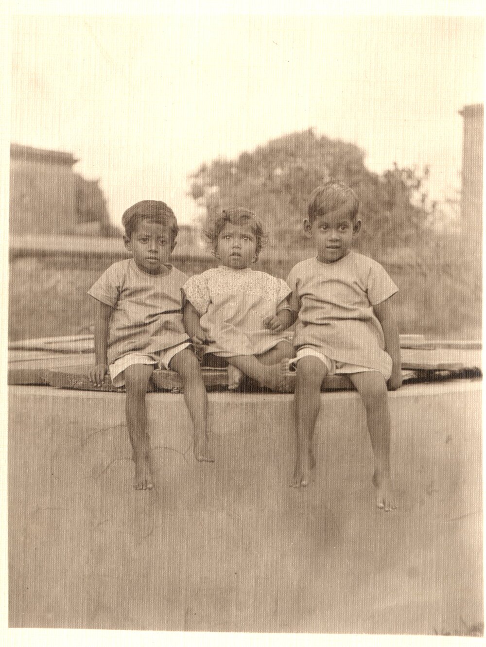 Three Indian children