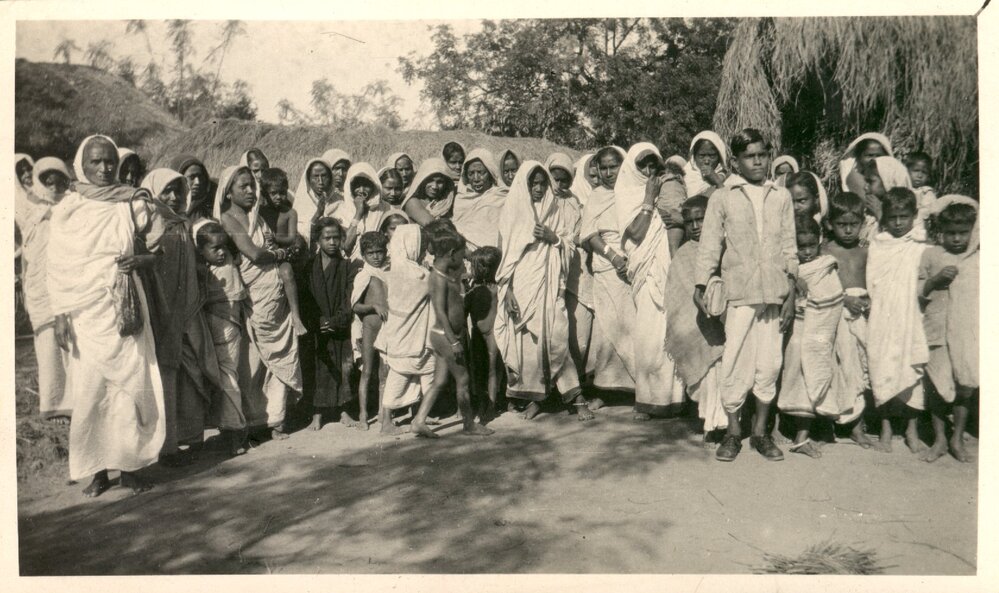 Group of Indian people. 