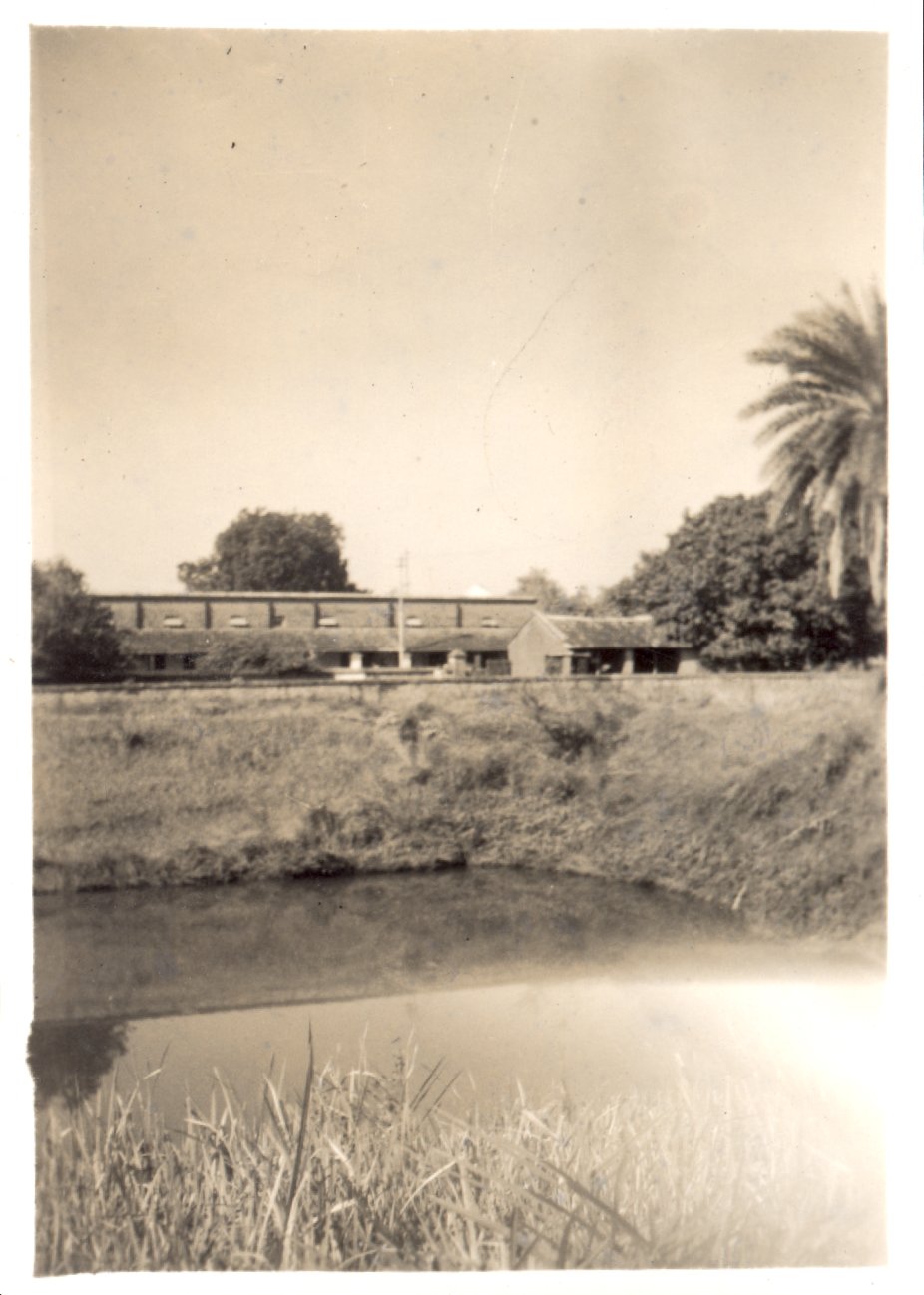 View of lake and buildings
