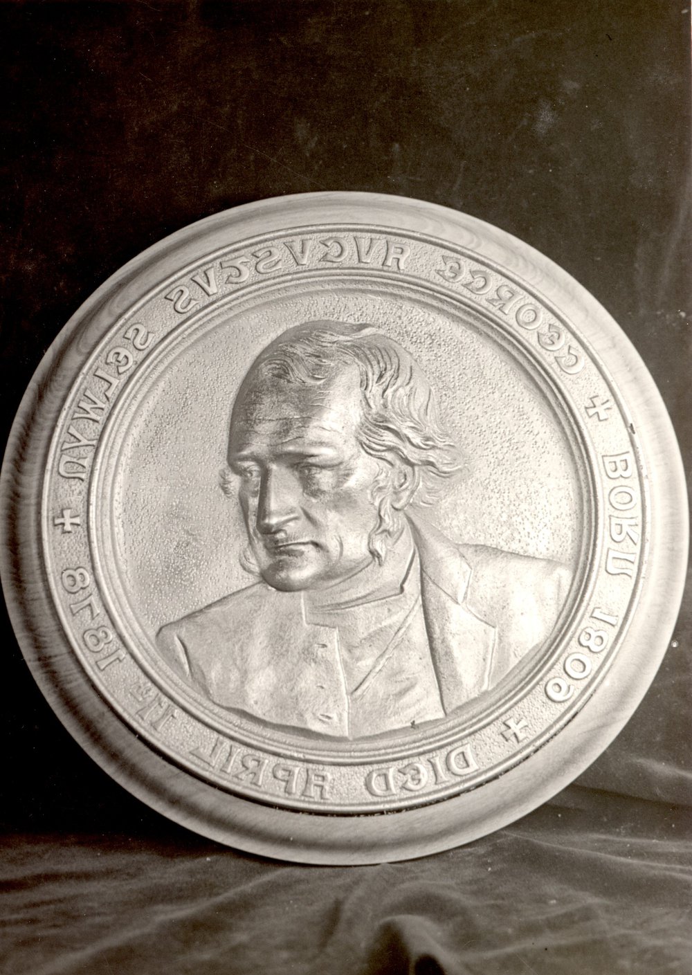 Plaque featuring Bishop Selwyn