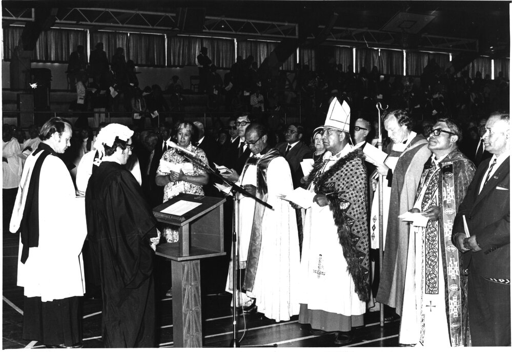 The inauguration of Te Pihopatanga o Aotearoa, 25 October 1978