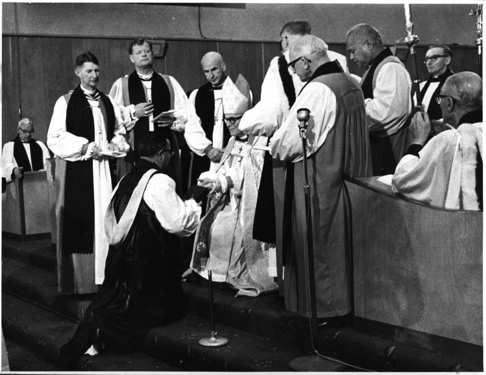 The consecration of Manuhuia Bennett as Bishop of Aotearoa 1968