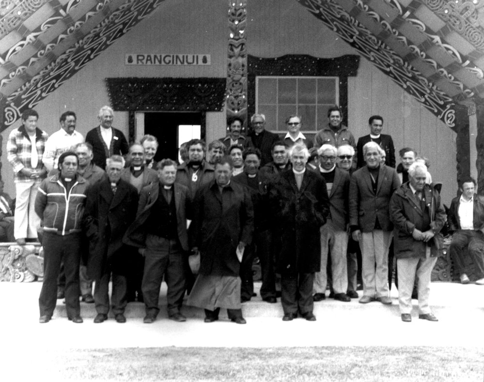 Bishop of Aotearoa pre-election hui, Ranginui Marae, Tauranga, 1980