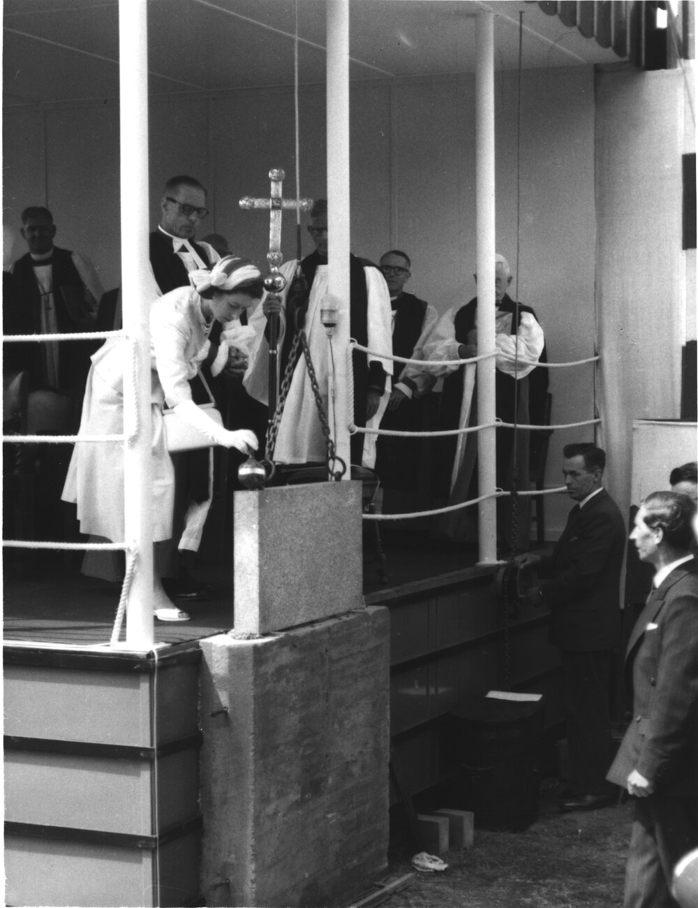 Wellington Cathedral laying of the Foundation Stone