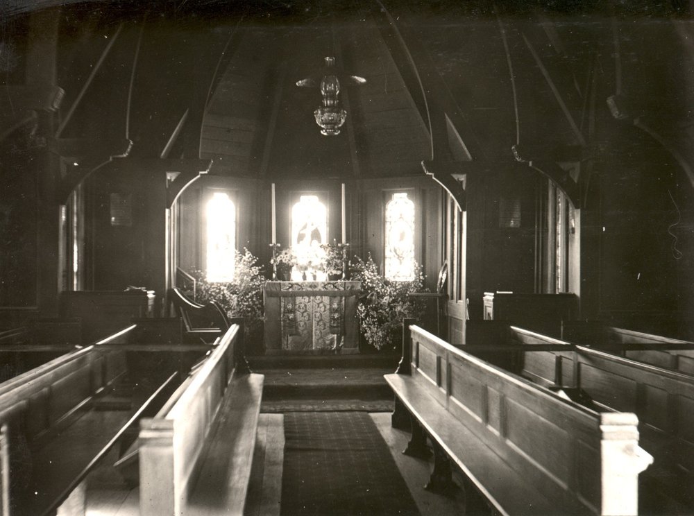 St John's College chapel interior east end