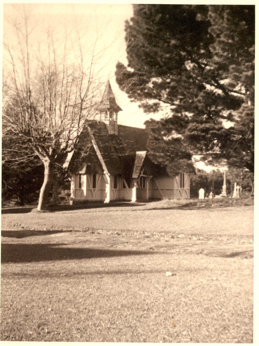 Chapel and graveyard, St. John's College