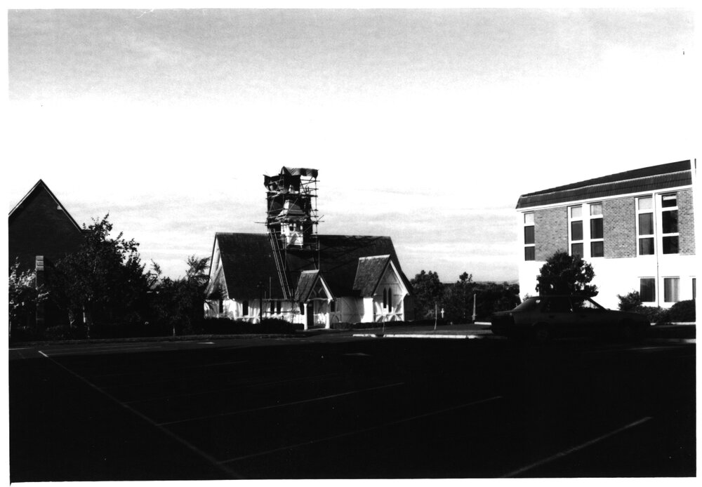 Repairing the Chapel Belfry, St. John's College