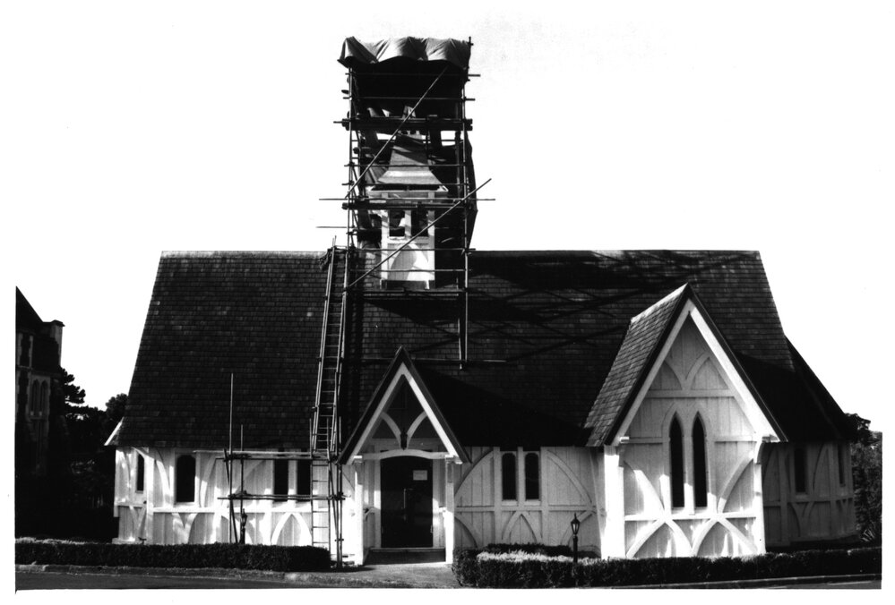 Repairing the Chapel Belfry, St.John's College