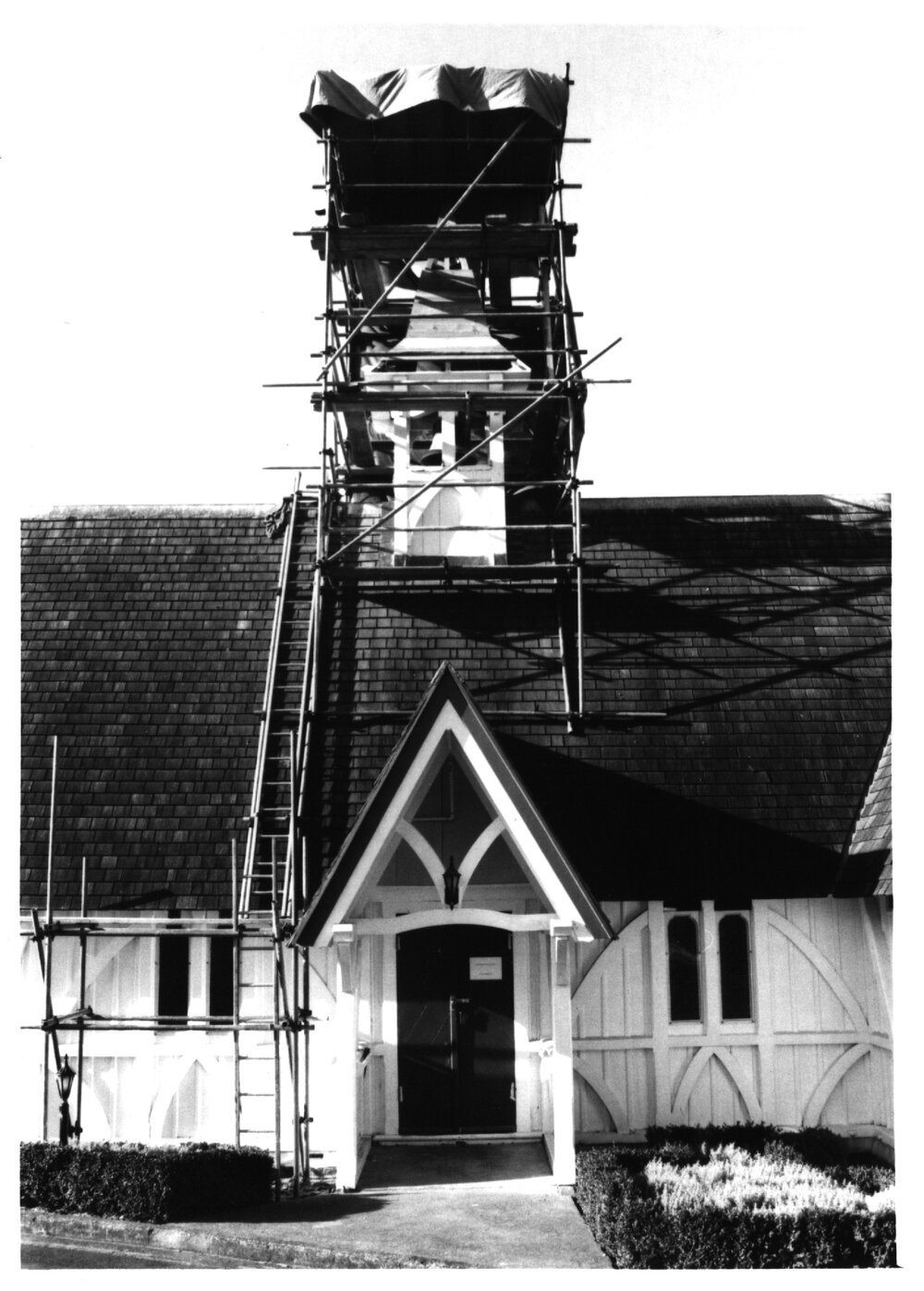 Repairing the Chapel Belfry, St.John's College