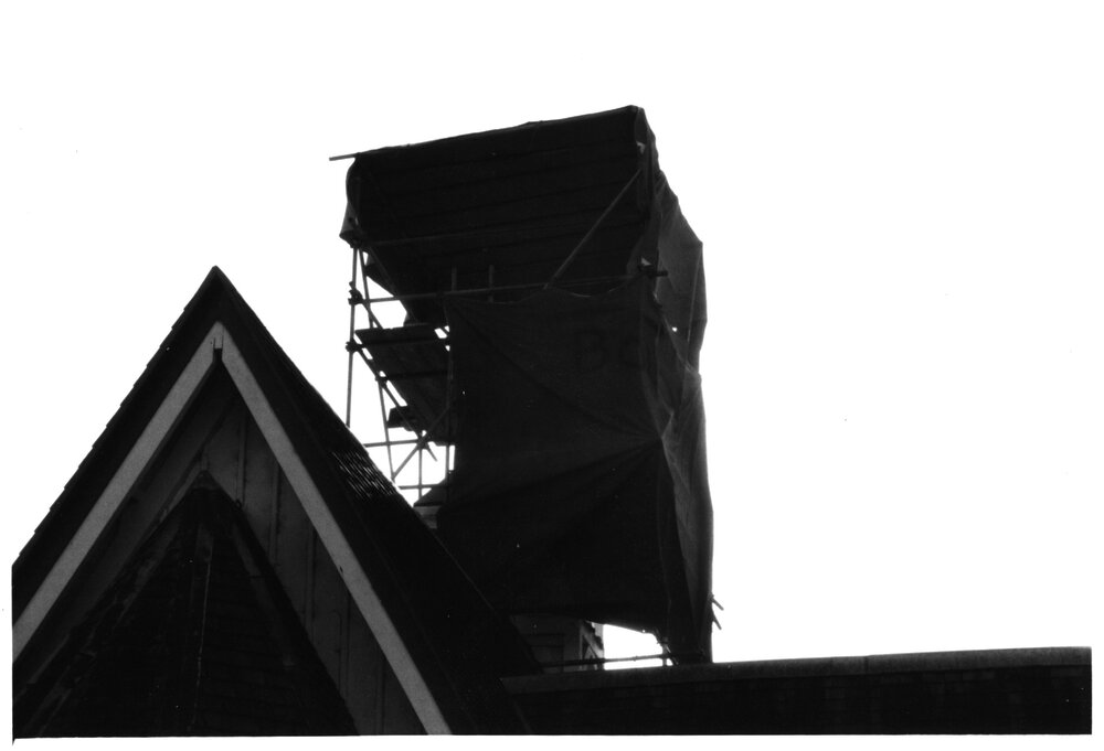 Repairing the Chapel Belfry, St.John's College