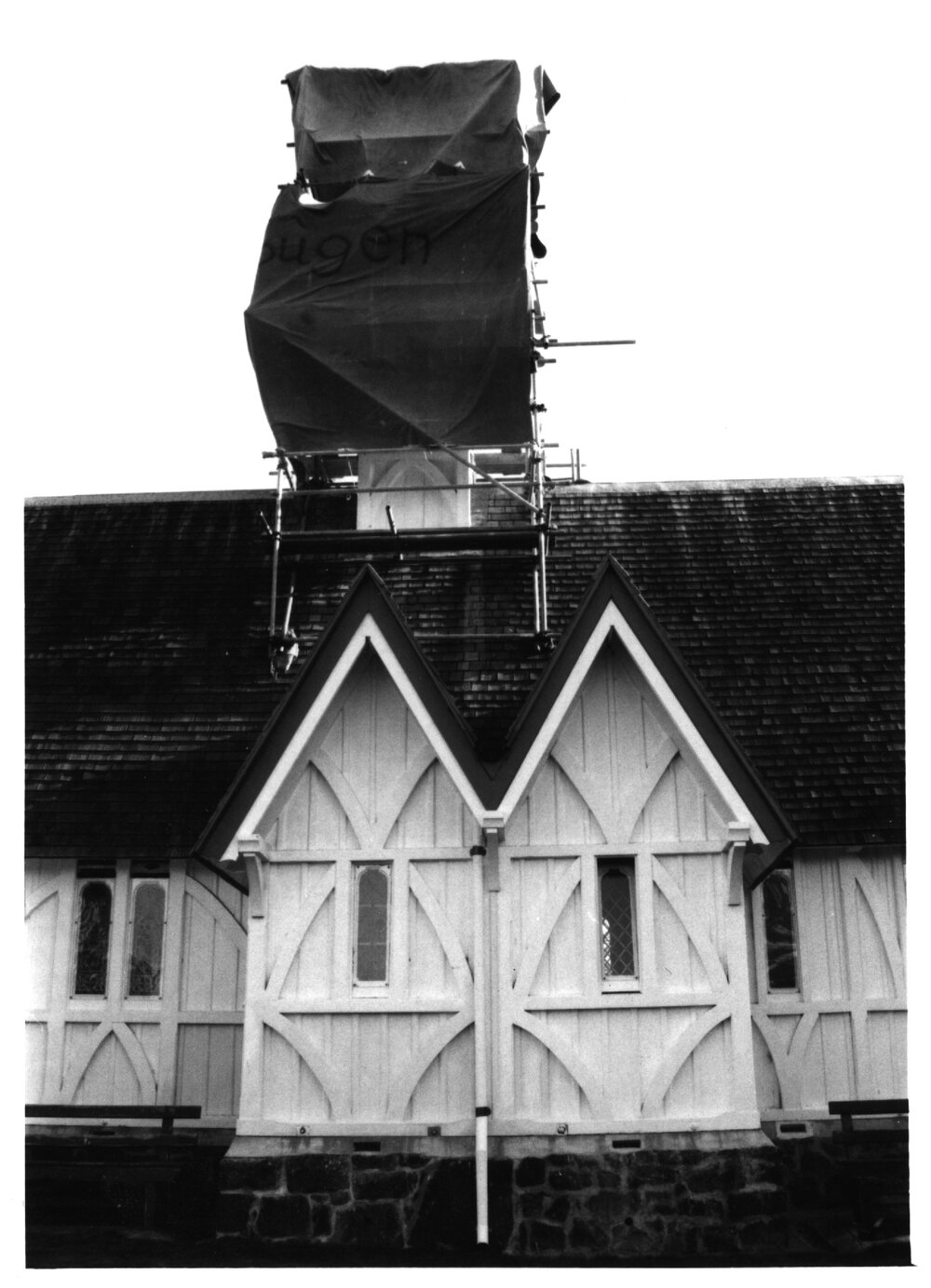 Repairing the Chapel Belfry, St.John's College