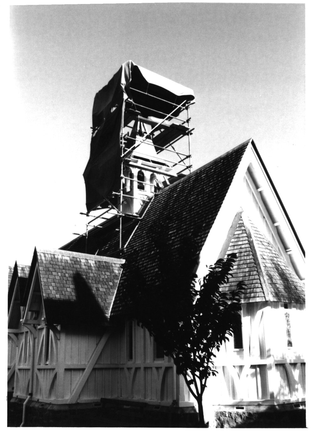 Repairing the Chapel Belfry, St.John's College