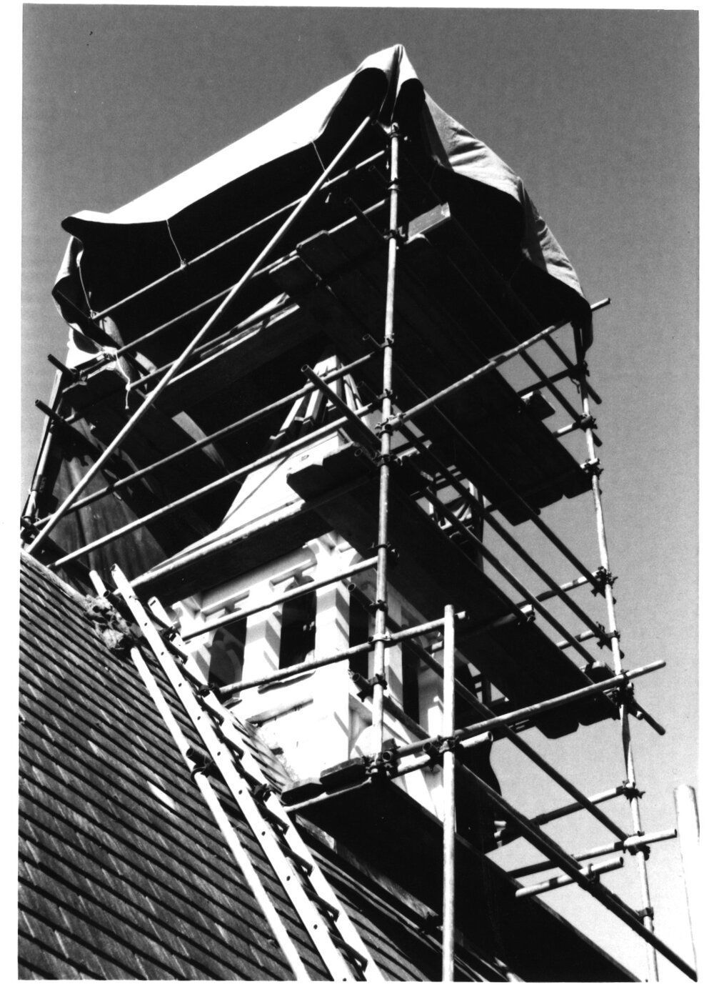 Repairing the Chapel Belfry, St.John's College