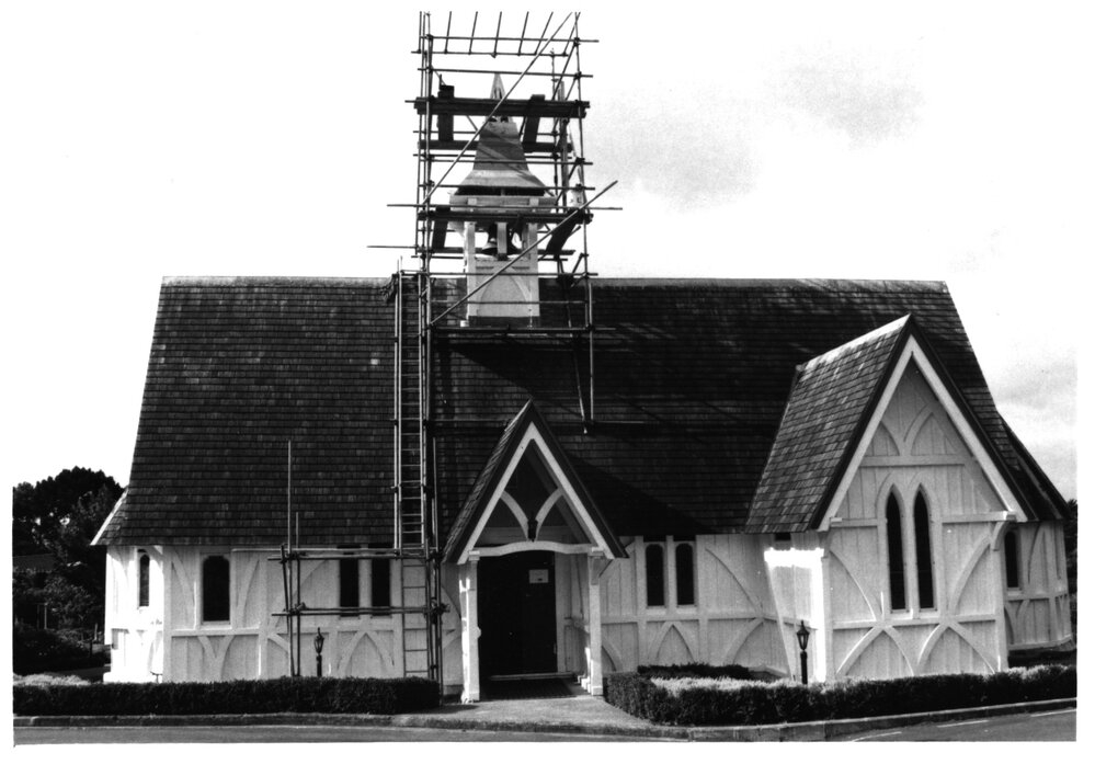 Repairing the Chapel Belfry, St.John's College
