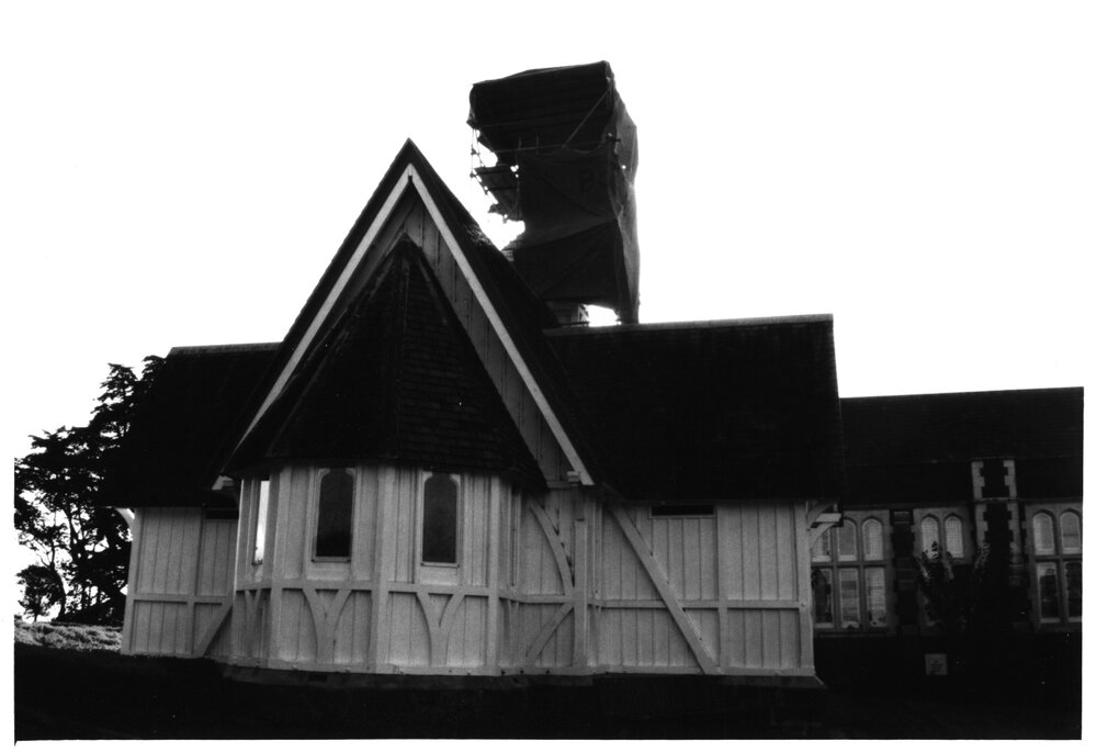 Repairing the Chapel Belfry, St.John's College