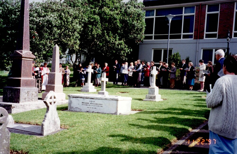 Memorial stone, St.John's College