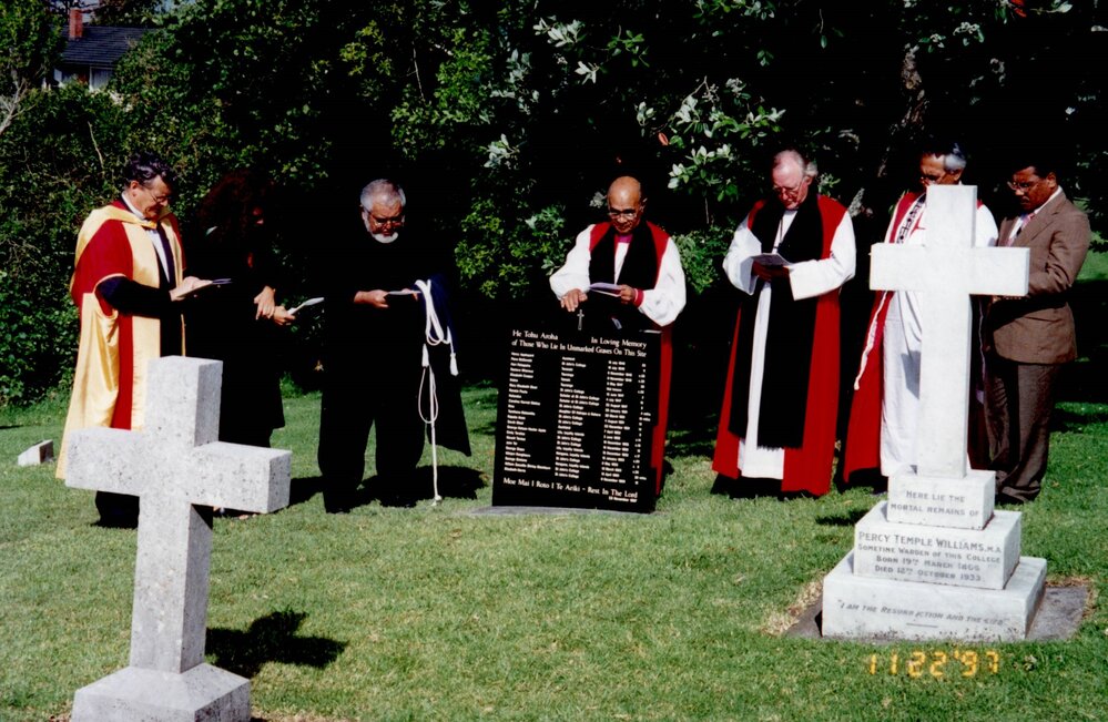 Memorial stone, St.John's College
