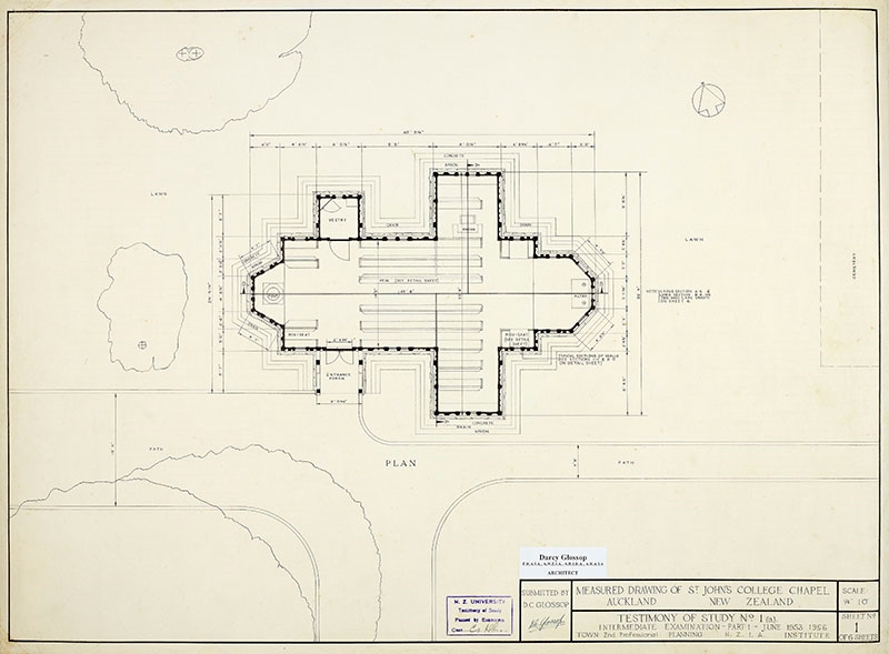 St John's College Chapel measured drawings
