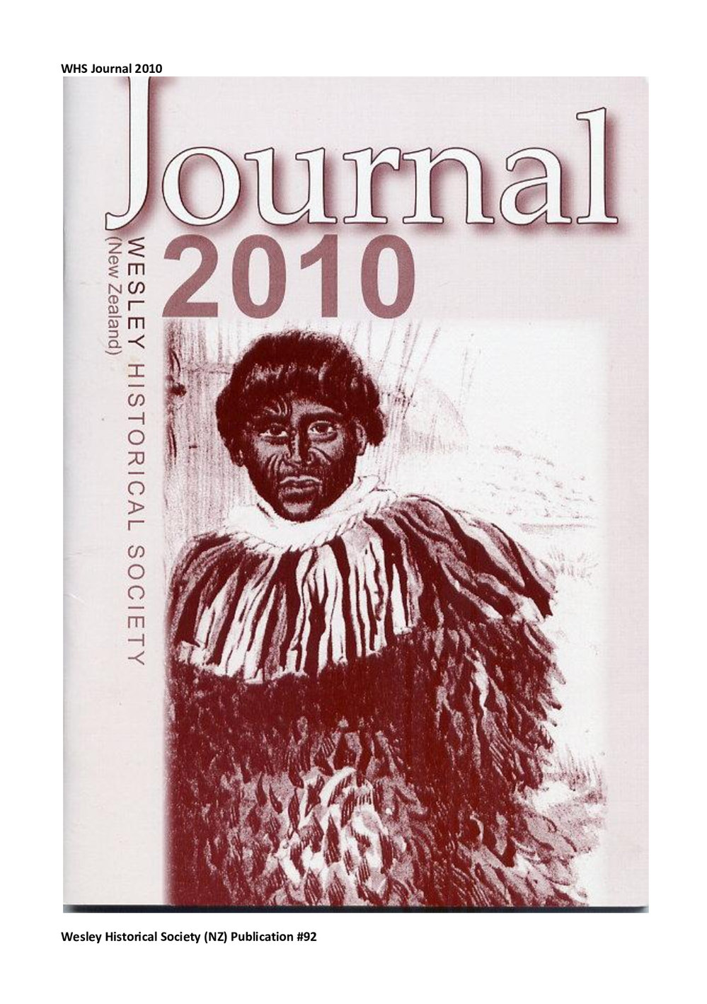 '92 Journal 2010 - Wesley Historical Society Proceedings