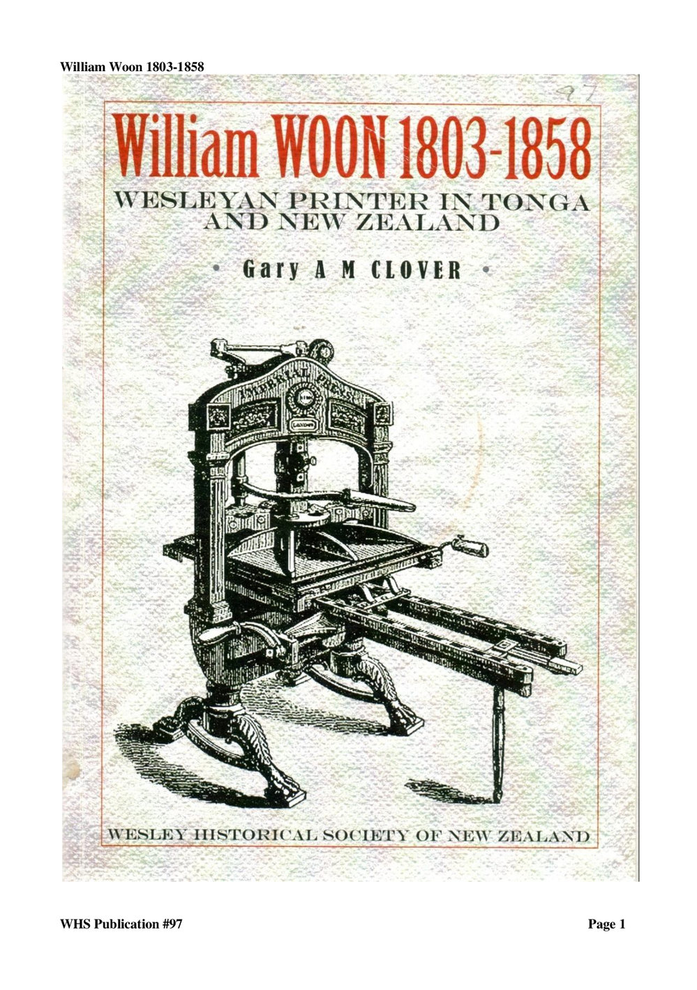 '97 William Woon 1803-1858 - Wesley Historical Society Proceedings