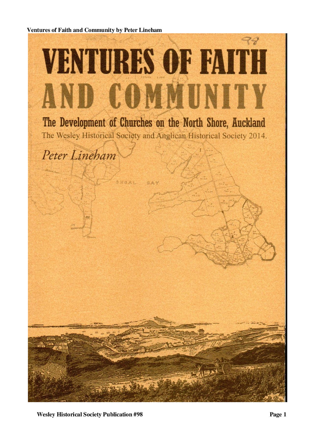 '98 Ventures of Faith and Community - Wesley Historical Society Proceedings
