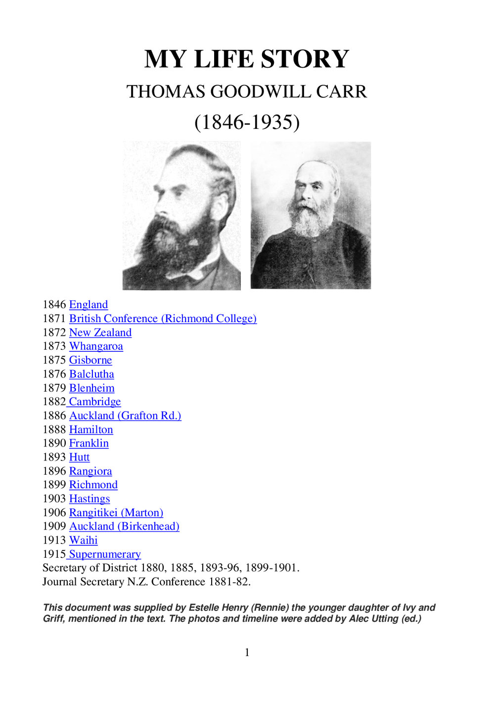 Carr TJ - Wesley Historical Society Proceedings