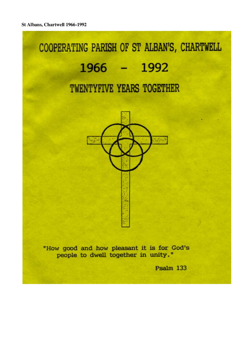 Chartwell - Wesley Historical Society Proceedings