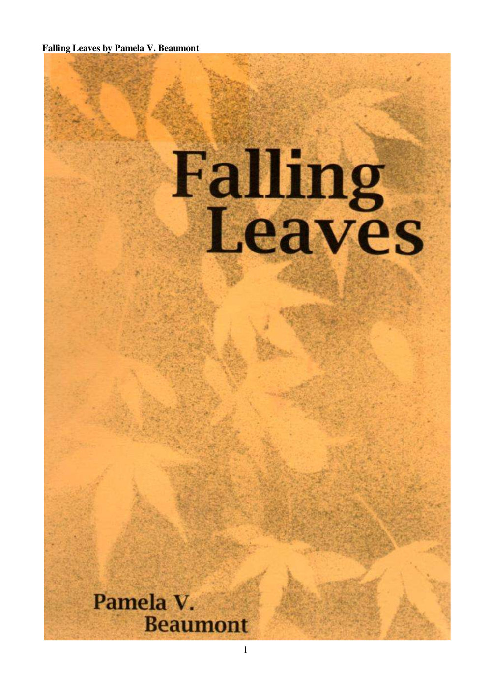 Falling Leaves - Wesley Historical Society Proceedings