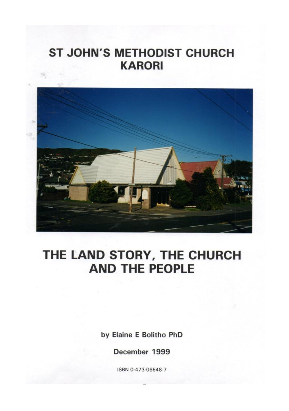 Karori Land Story - Wesley Historical Society Proceedings