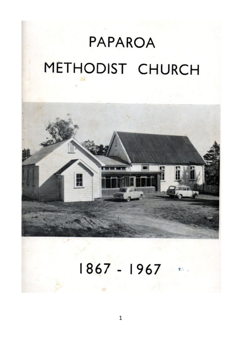 Paparoa 100 - Wesley Historical Society Proceedings