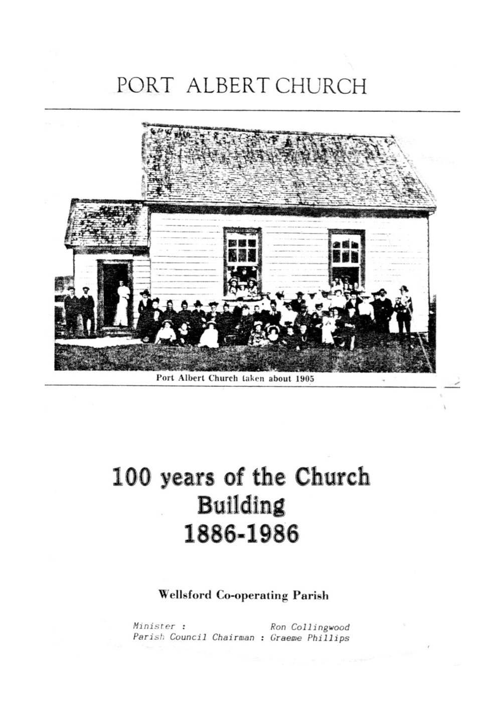 Port Albert 100 - Wesley Historical Society Proceedings