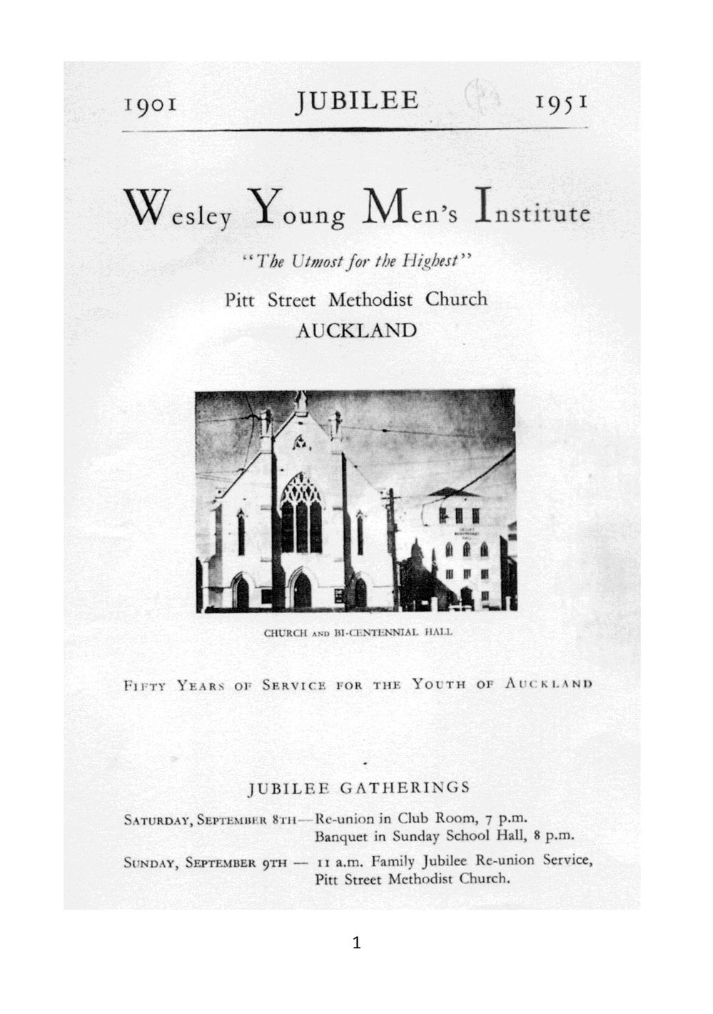 Wesley WYMI 50 - Wesley Historical Society Proceedings