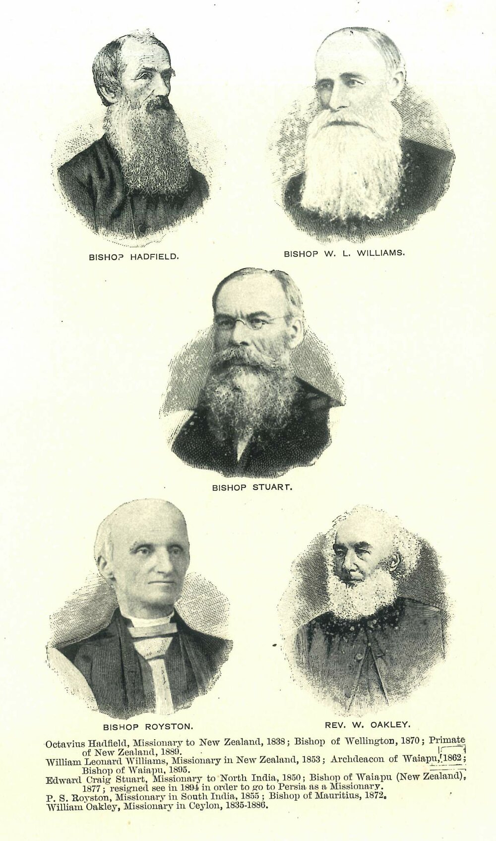 Bishop Hadfield and co