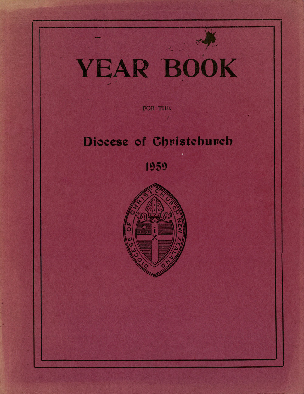 Diocese of Christchurch Year Book 1959