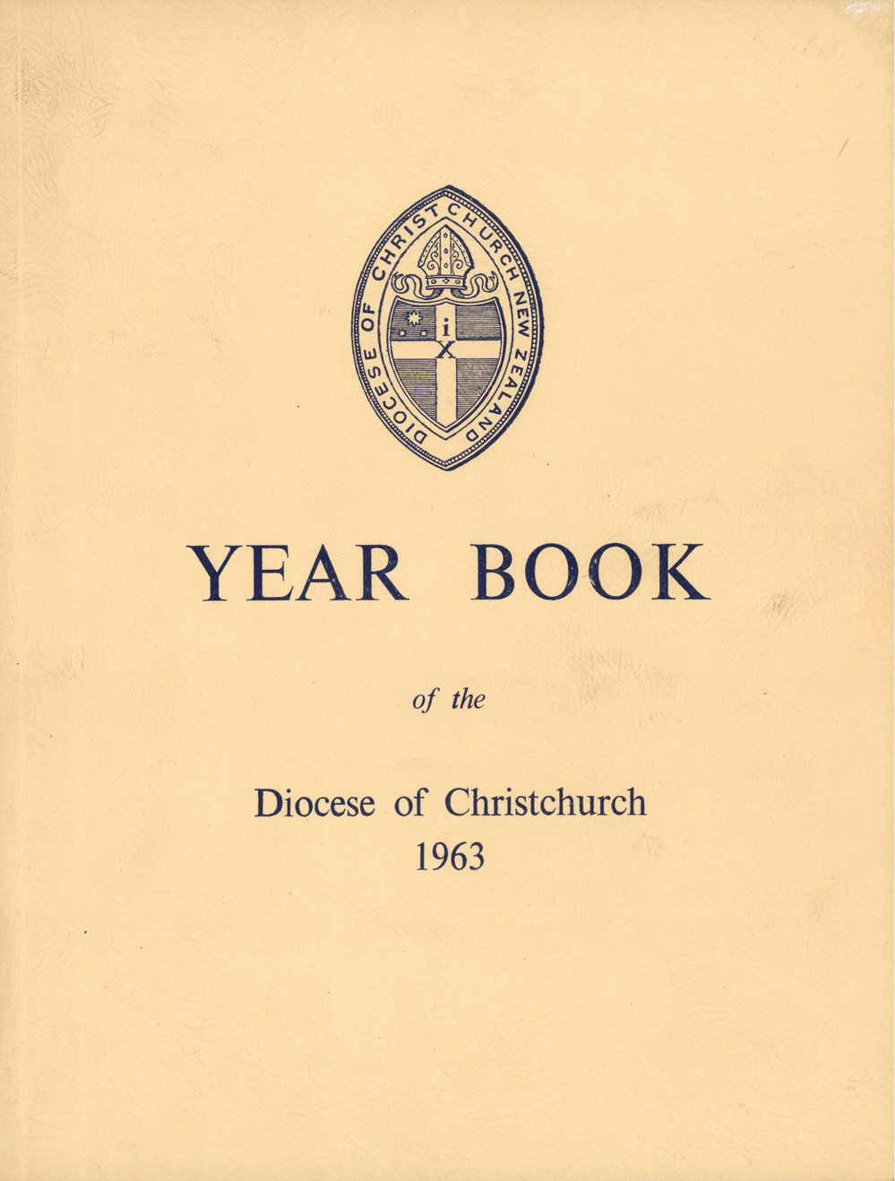 Diocese of Christchurch Year Book 1963